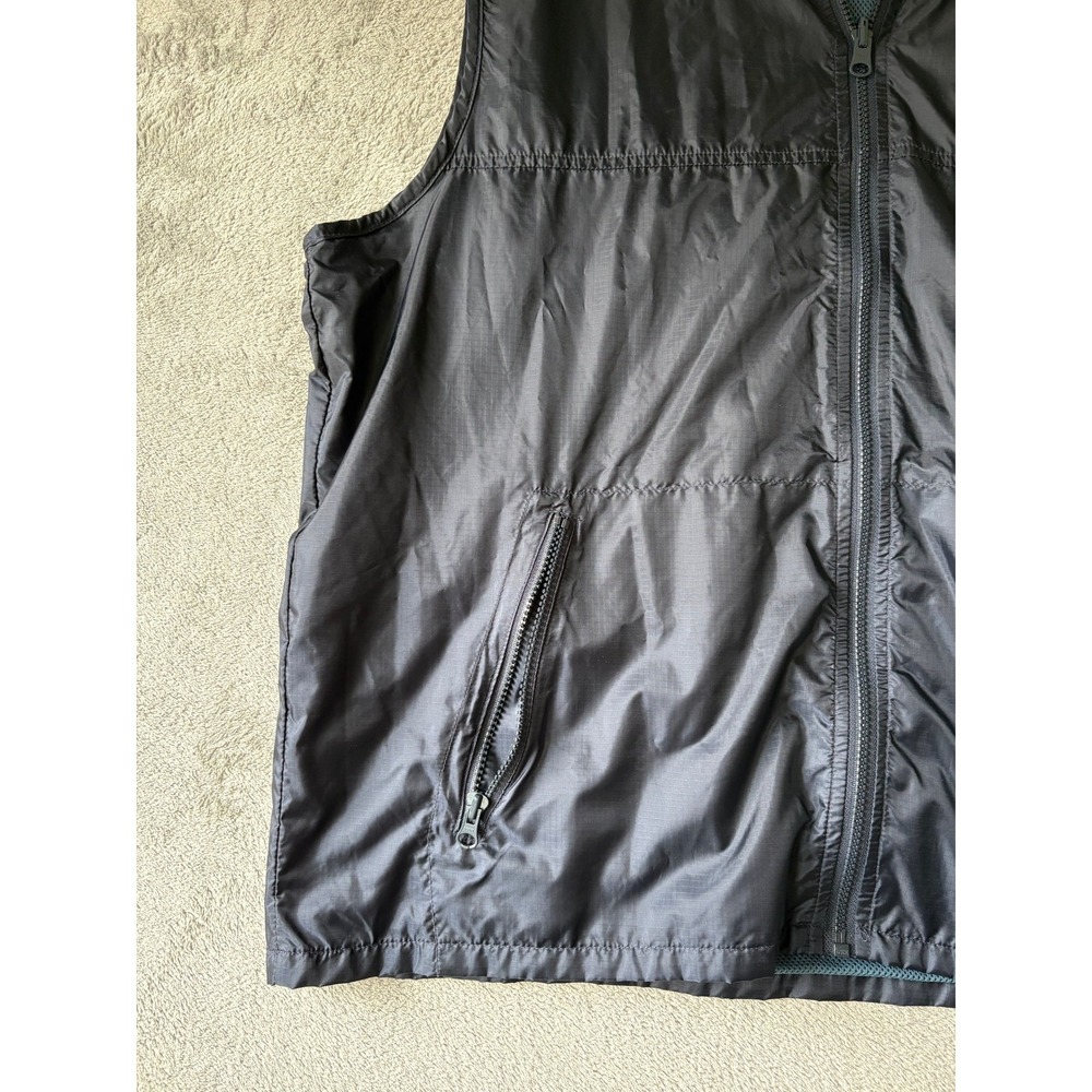 Vintage Y2K Aeropostale Reversible Vest XL Blue Mesh Ripstop Gorpcore NWT NOS - Picture 3 of 10